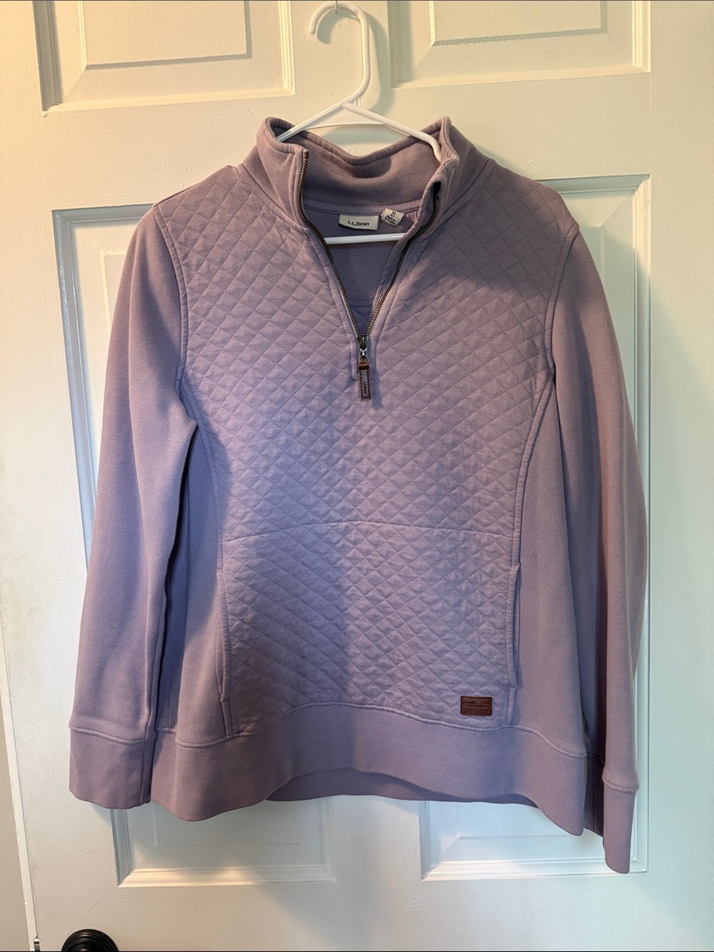 L.L Bean Quilted Quarter-Zip Pullover